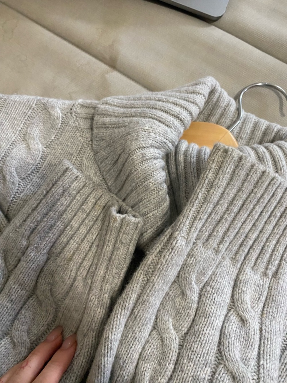 Sunday Best Cable Knit Turtleneck Sweater - Picture 4 of 8